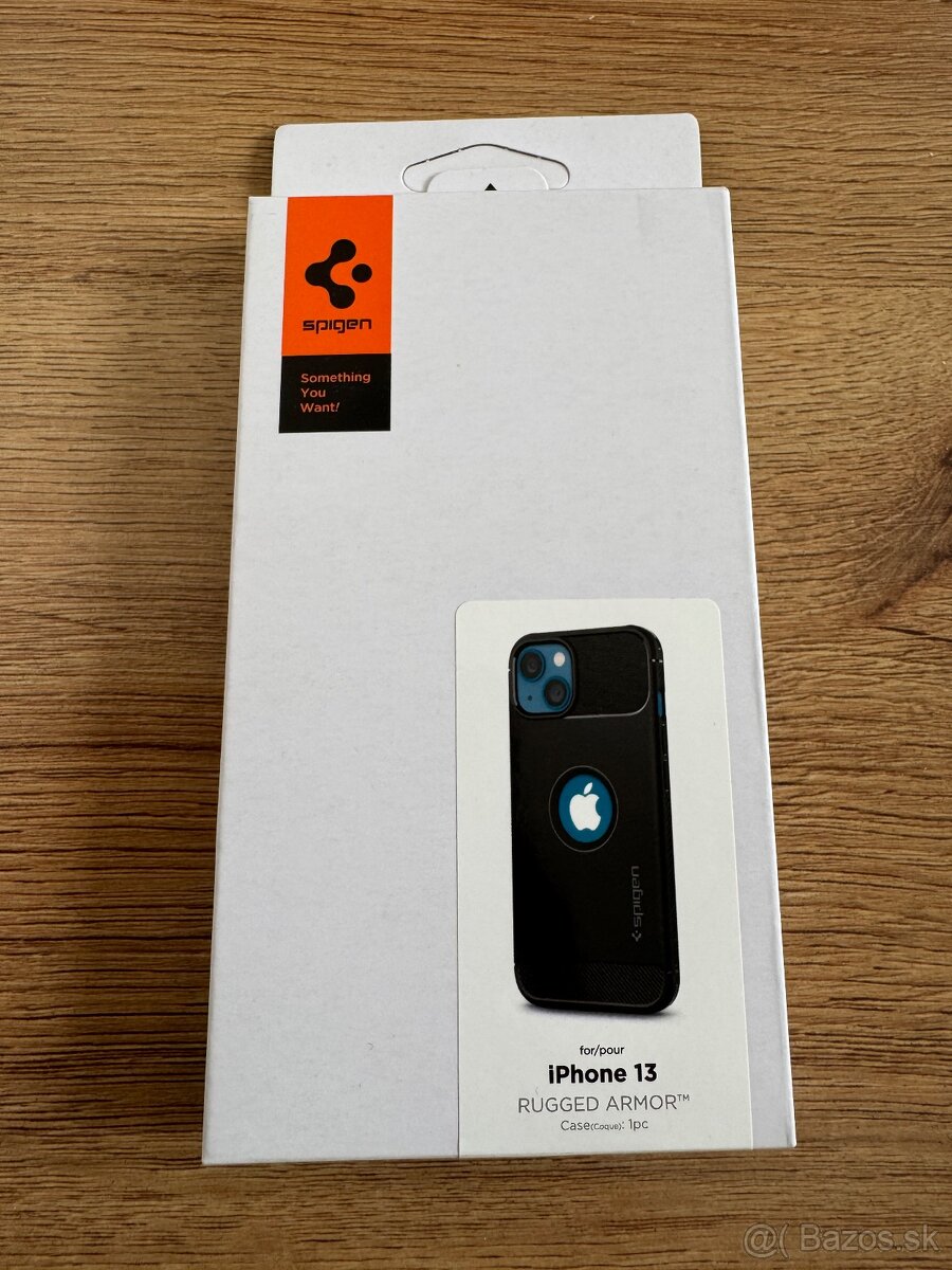 iPhone 13 Spigen kryt - cierny - novy