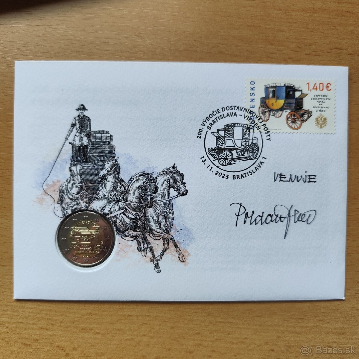 2€ SR 2023 – 200. výročie dostavníkovej pošty