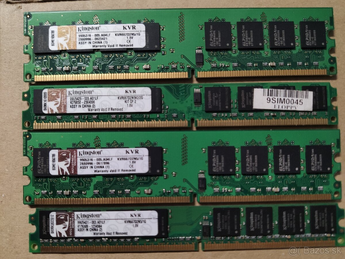 DDR2 4 x 1GB