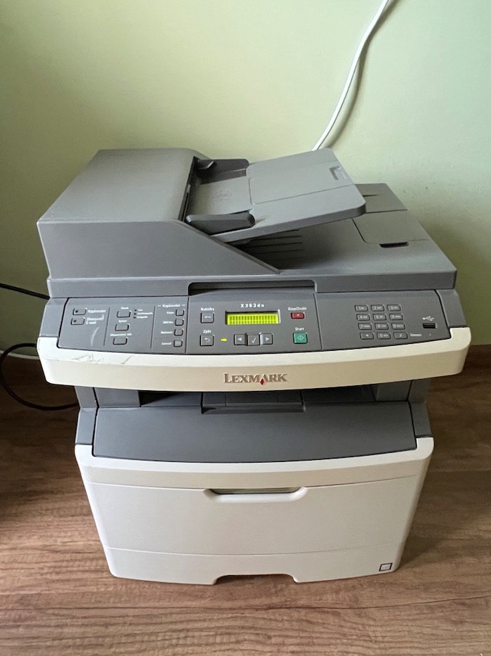 Multifunkčná laserová tlačiareň Lexmark X363dn