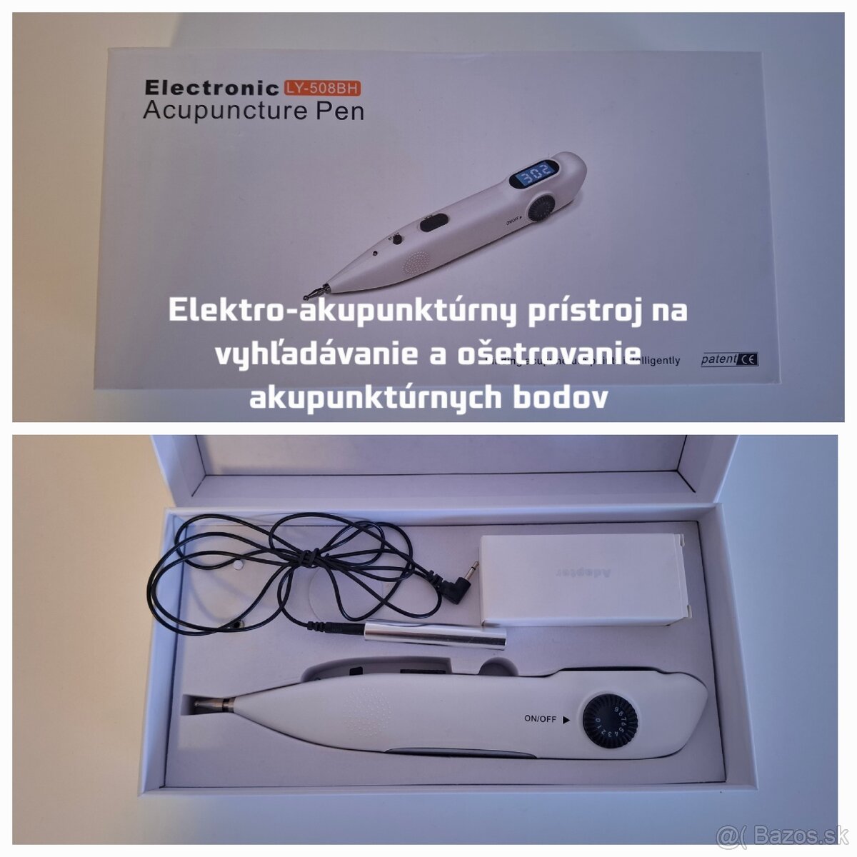 Elektro-akupunktúrny prístroj na vyhľadávanie a ošetrovanie
