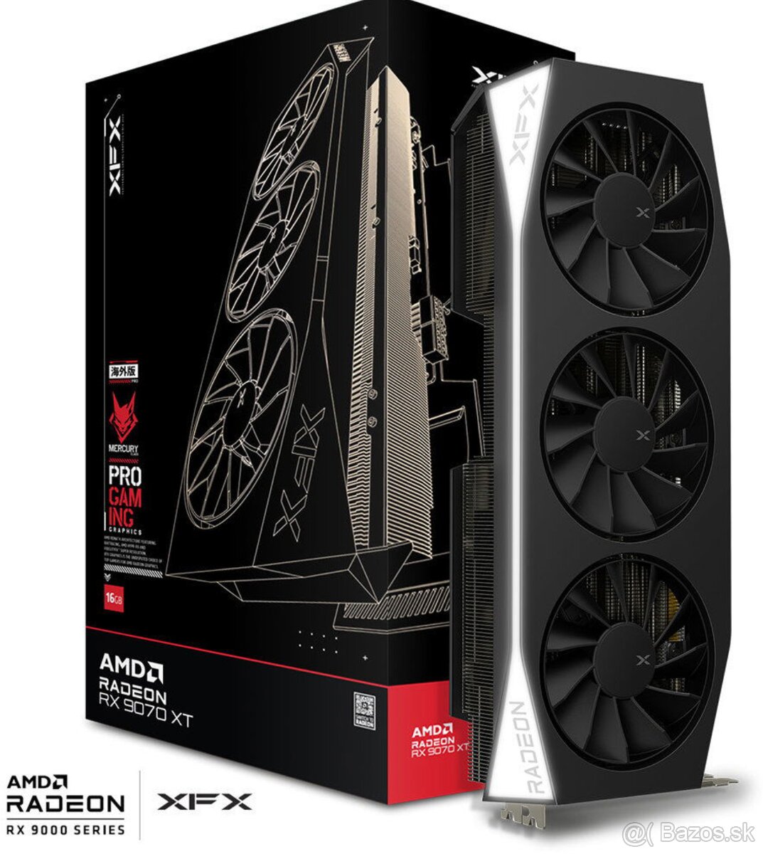 XFX Mercury AMD Radeon RX 9070 XT Gaming Edition