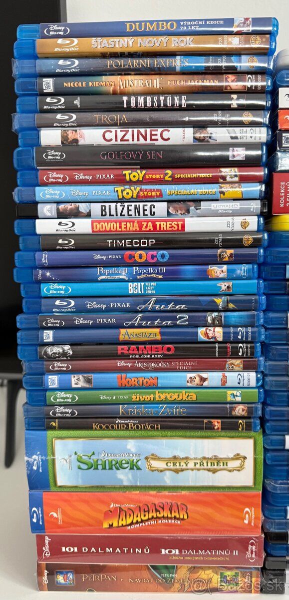Bluray na predaj zo zbierky