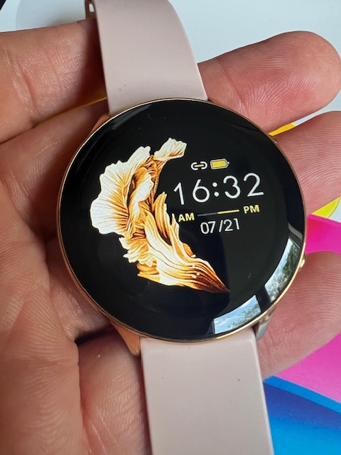 Smart hodinky unisex G31 zlate ceske ovladanie