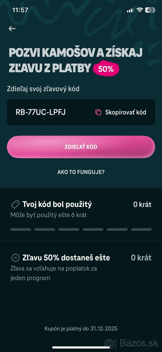 Telekom Swipe Zľavový Kód
