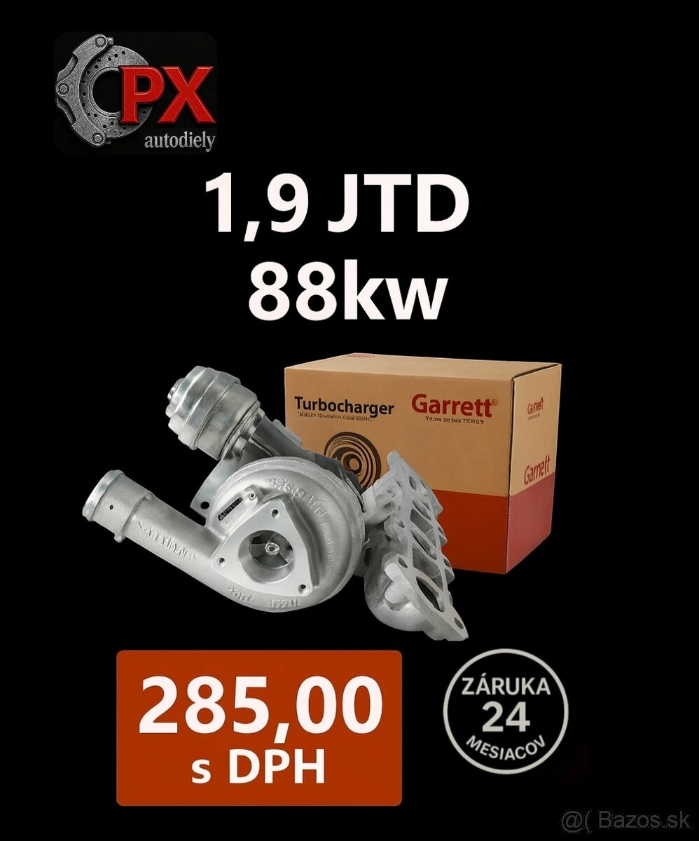 Turbo GARRETT Alfa Romeo 159 1.9 JTD - 88kw