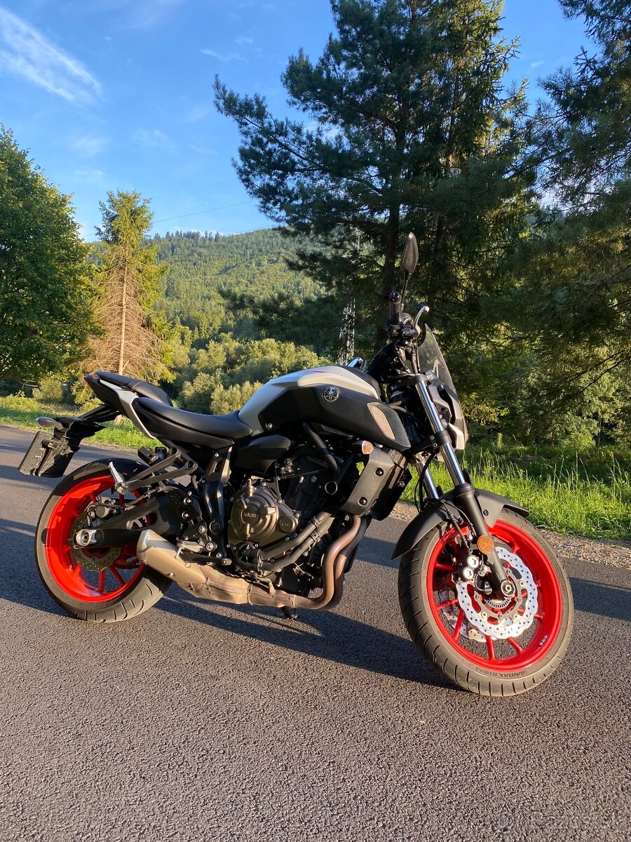 Yamaha MT07, 55 kW, r.v. 2020