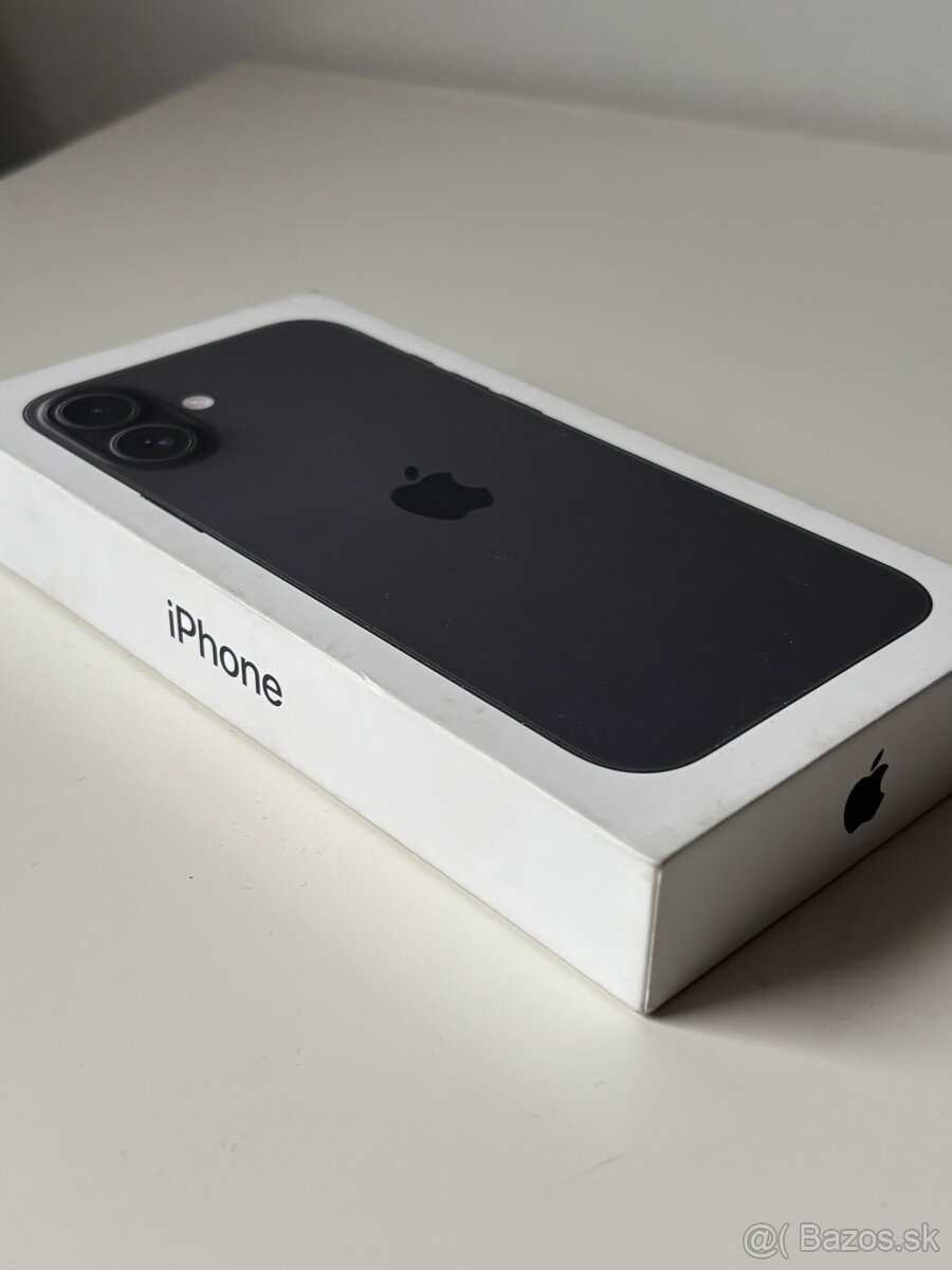 iPhone 16 Plus 256GB, Black (nový, nerozbalený)