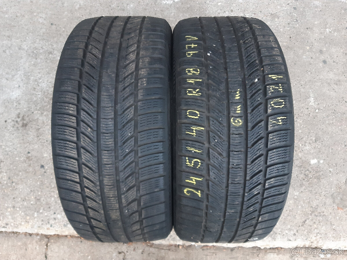245/40 R18  -2 kusy zimné Continental