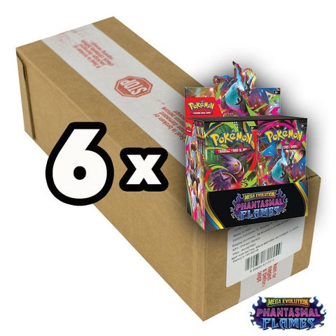 🔥🔥🔥 Pokemon Phantasmal Flames Booster Box Case
