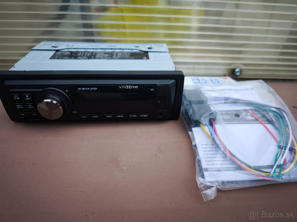 Autorádio Voxbot VBT1000, usb, MP3, slot na SD karty, BT