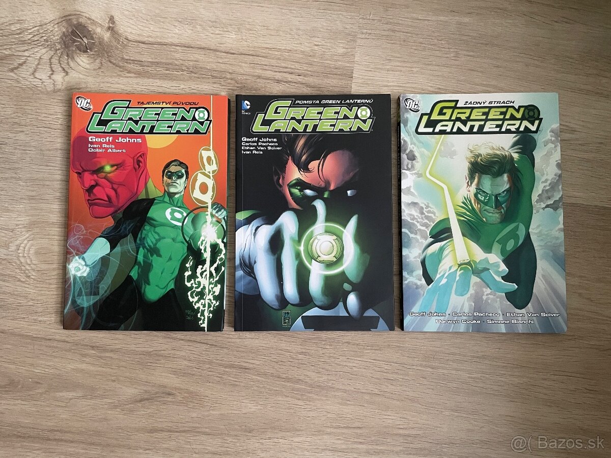 DC komiks Green Lantnern kompletna trilogia