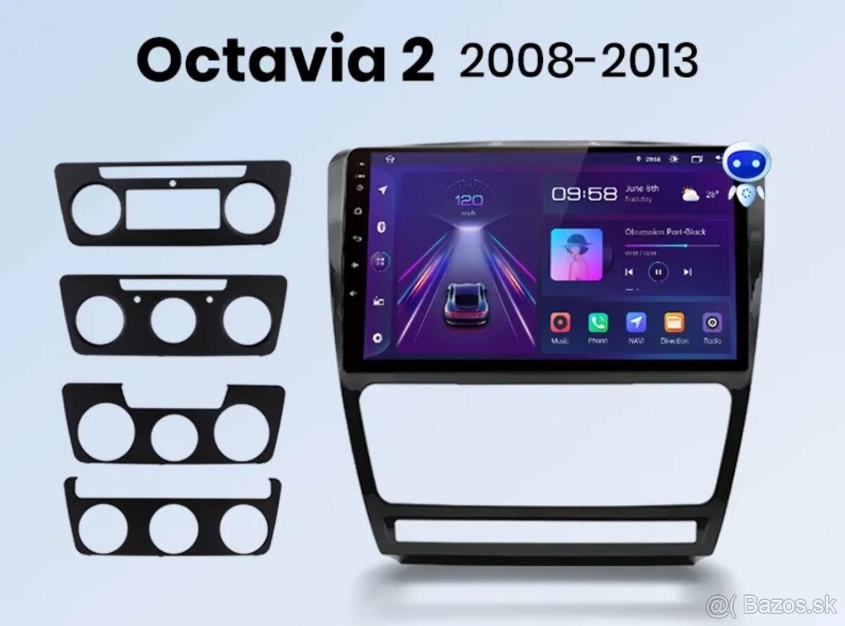 Radio Skoda Octavia 2,10",1+32GB,GPS,WiFi,Android.12