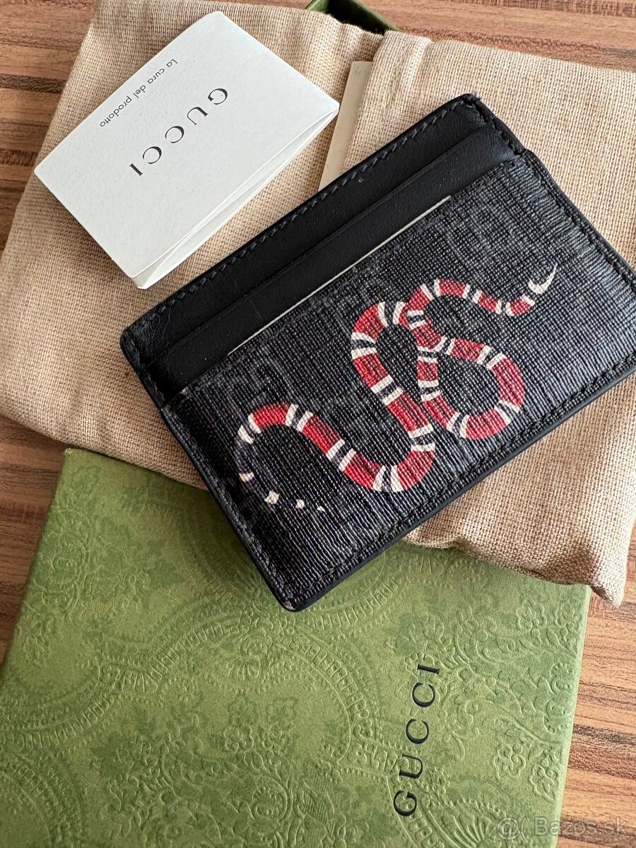 Gucci cardholder kingsnake (peňaženka)