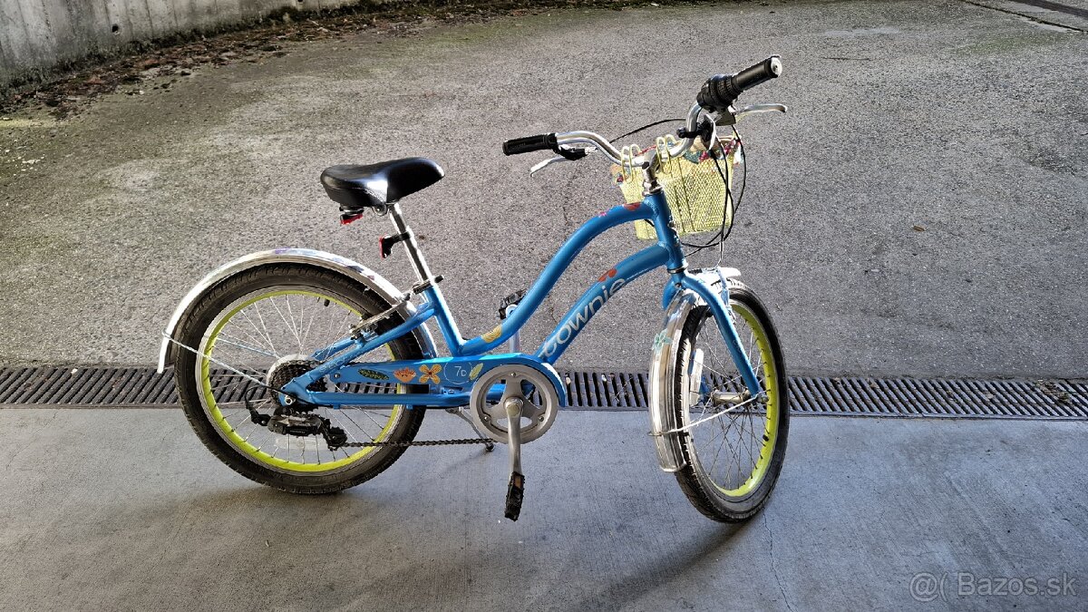 Mestský dievčenský bicykel Electra Townie 7D 20" Blue Topaz
