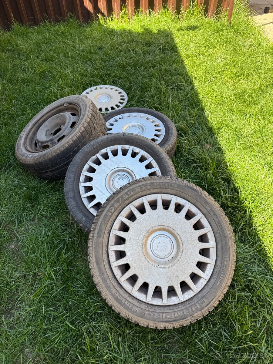Predám plechové disky r15 , 4x108