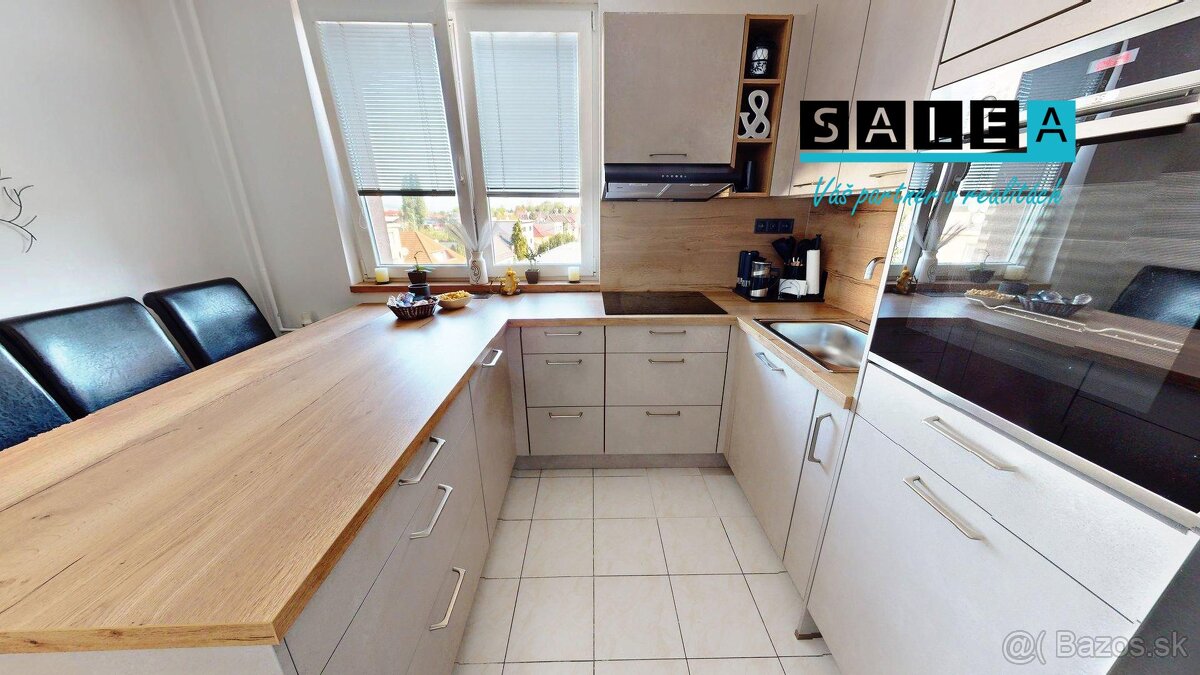 Exkluzívne 4-izbový zariadený byt 81m2 loggia + Výťah Piešťa