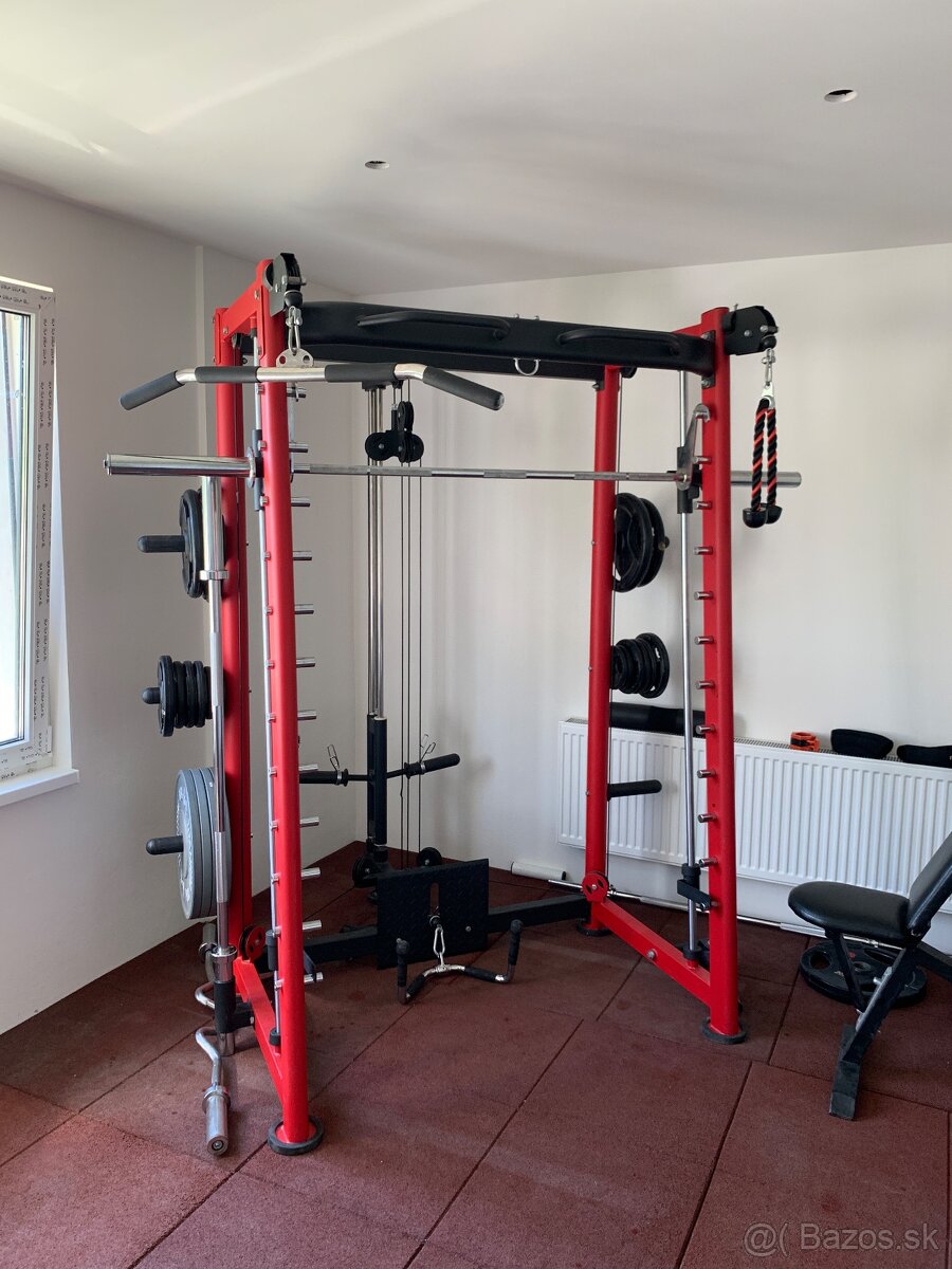 Multipress+protismerné kladky+vrchná a spodná a hrazda