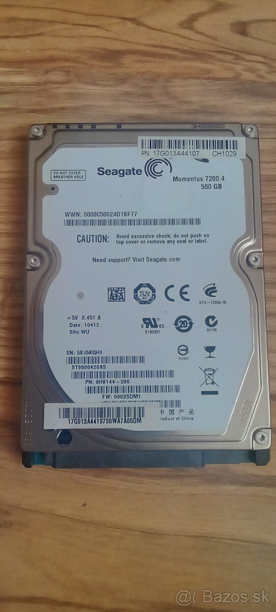 Predam 500gb hdd do NB plus pridam 2x nb asus