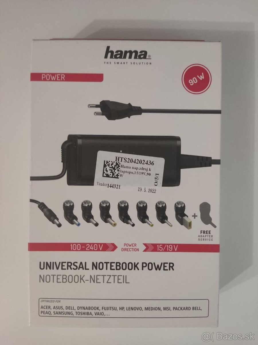 Universal power adapter 90W (nový a zabalený)