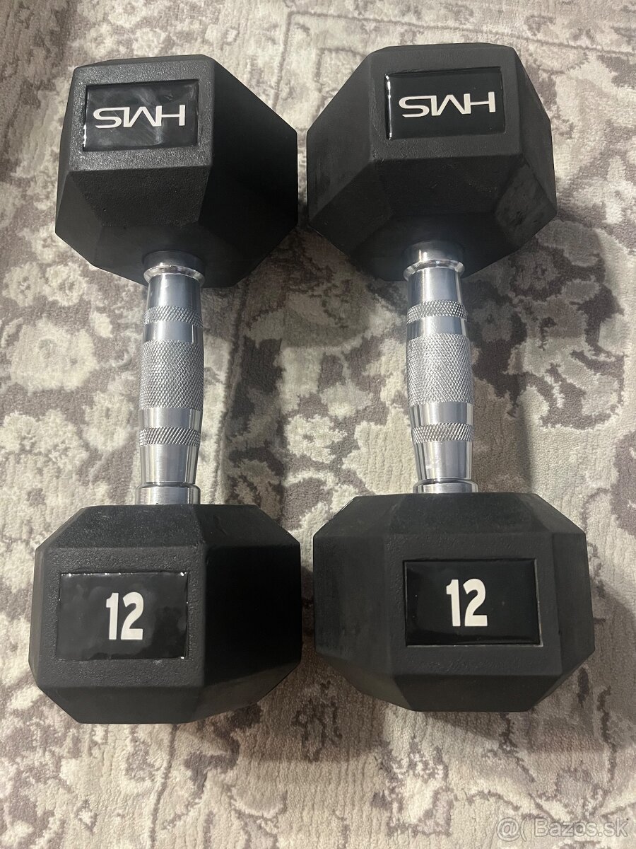 Jednorucka haxagonal 2 X 12 kg