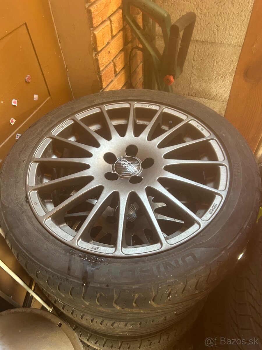 OZ Racing 17” disky – 5x100 – 450 €