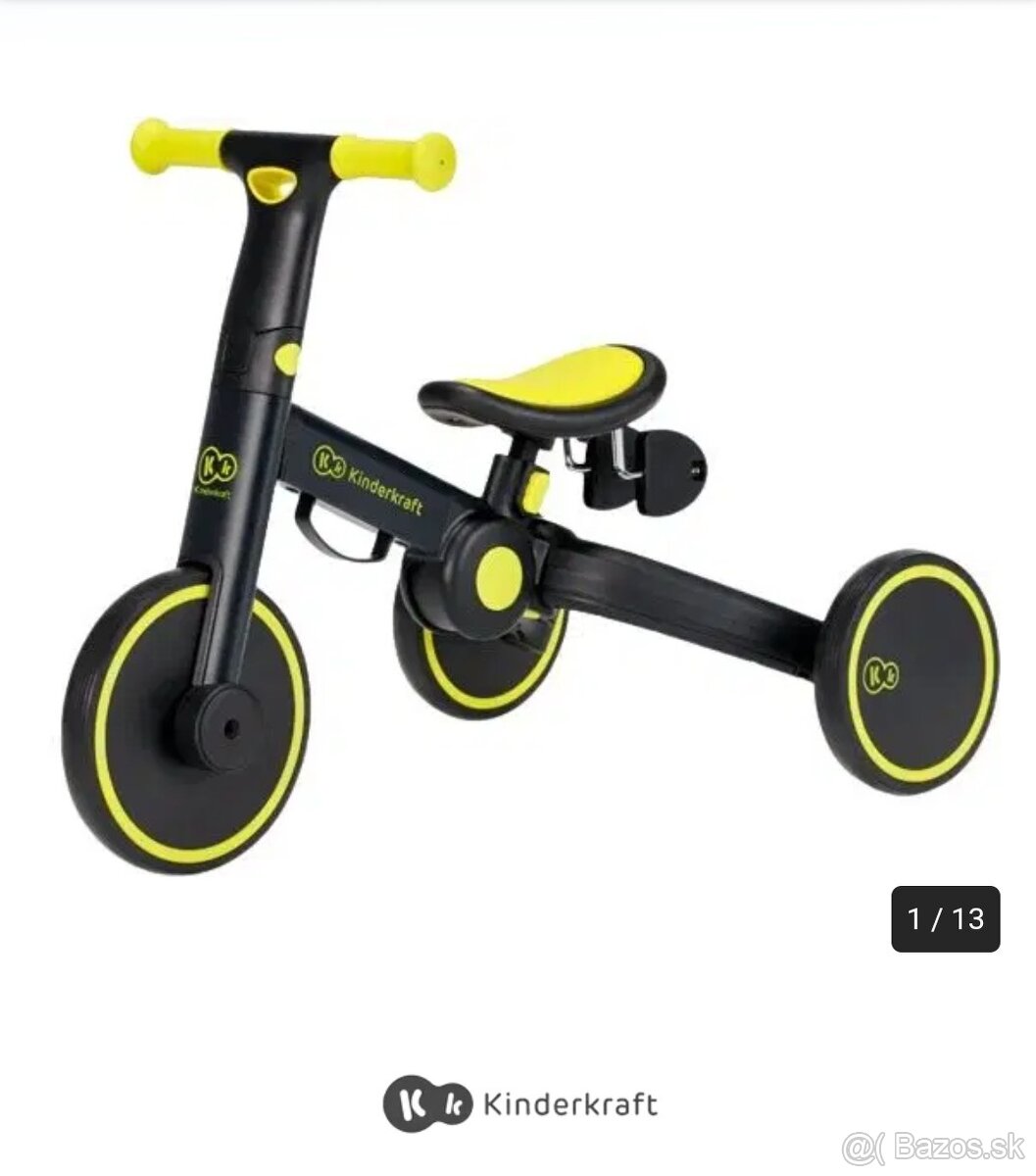 Kinderkraft 4TRIKE Odrazadlo/Trojkolka/Balancny bicykel