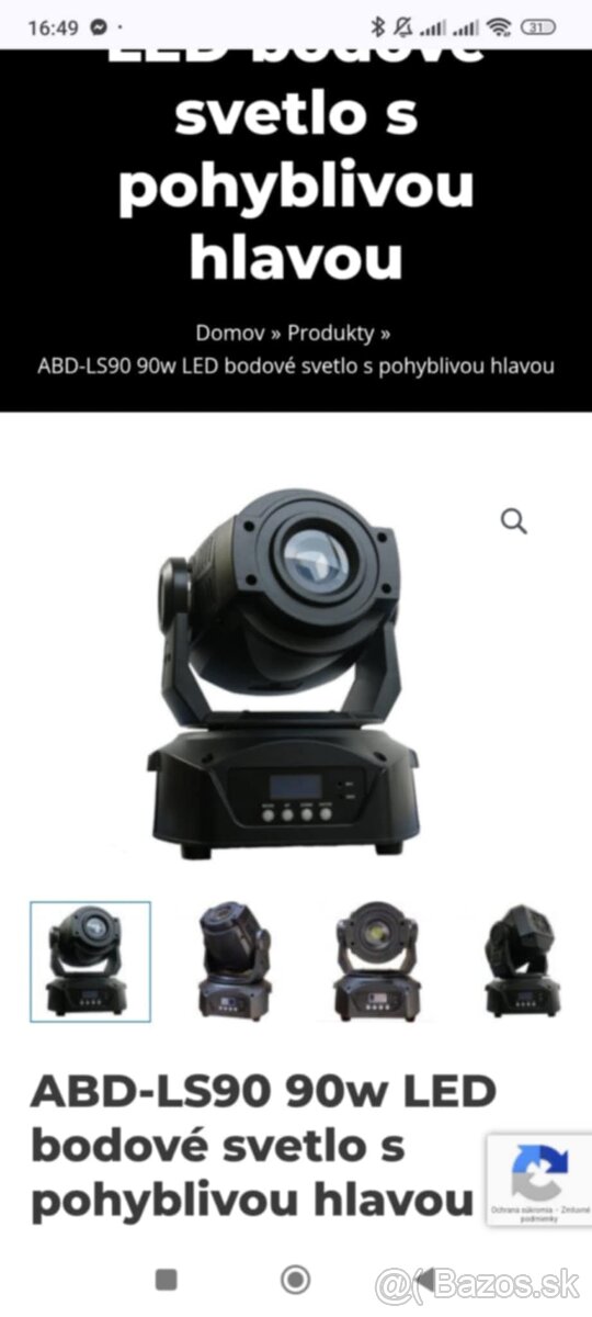 Hlavy spot 90W