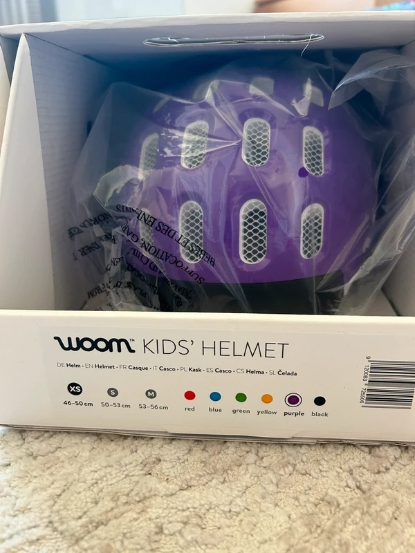 Detska helma Woom XS fialova