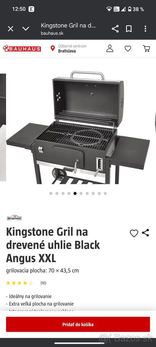 Kingston gril na uhlie