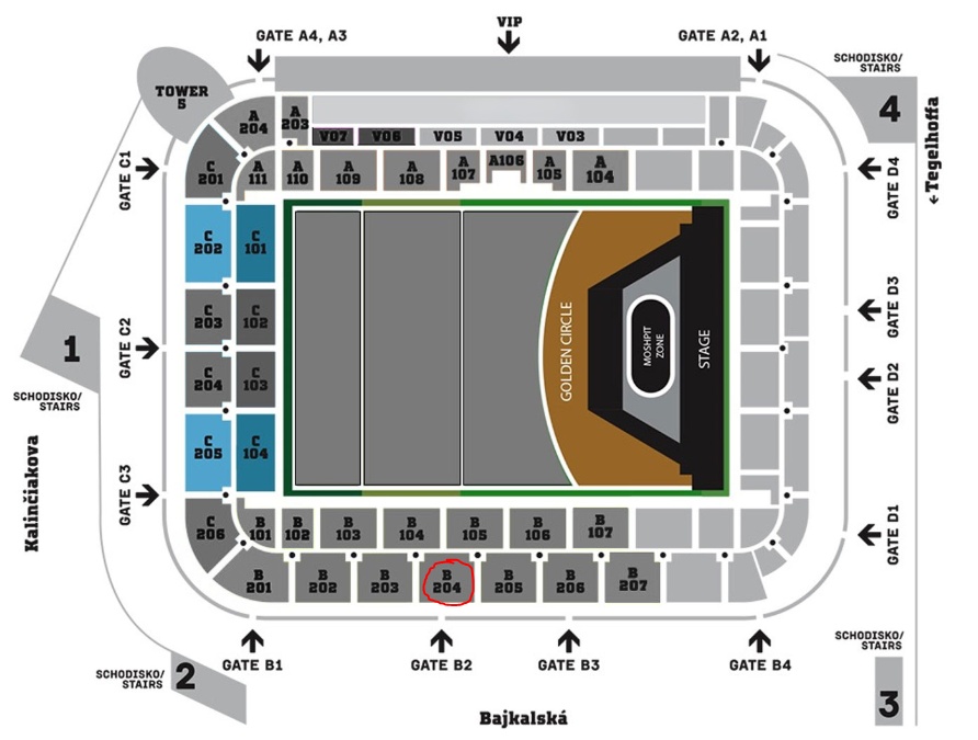 Predám lístok Separ tehelne pole golden circle
