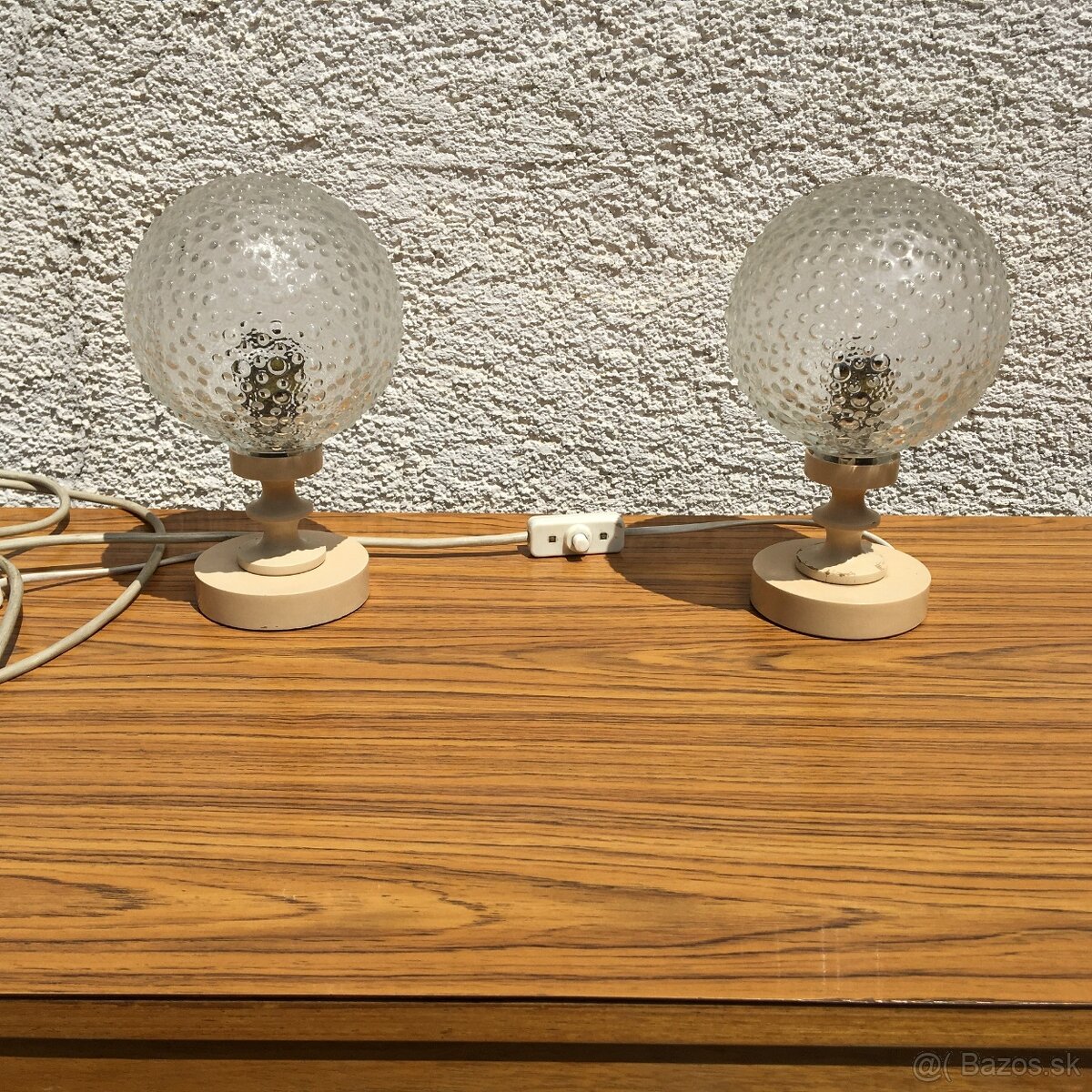 Retro nocna lampa stolova NDR Vintage 2ks