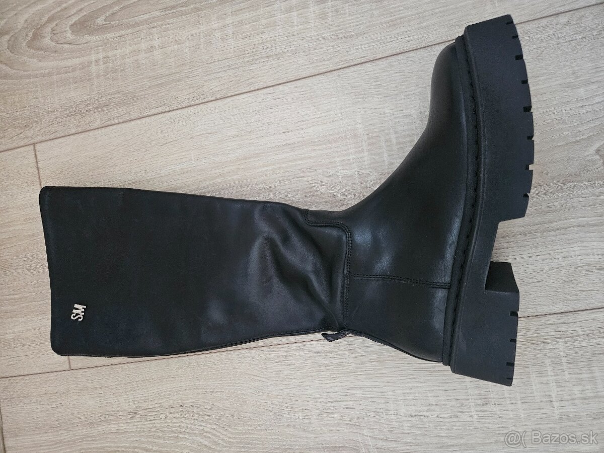 Dámske kožené čižmy Steve Madden 37