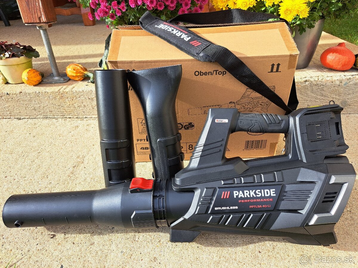 Parkside aku fúkač lístia Performance