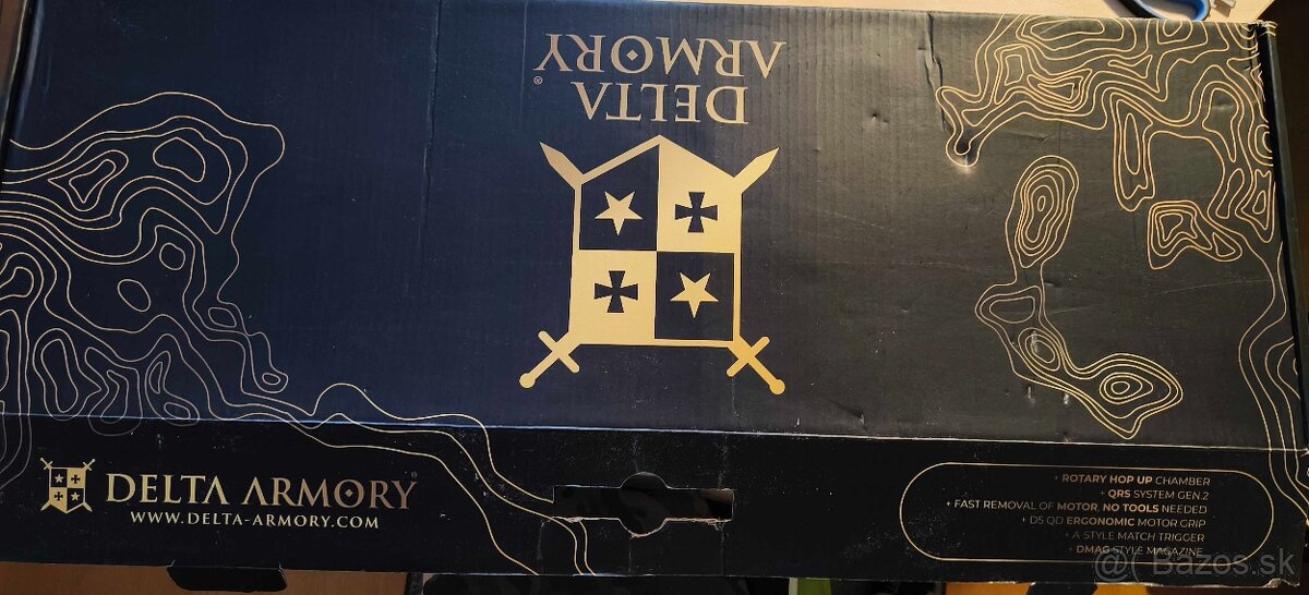 Delta Armory airsoft zbraň M4 AR15 SilentOps DMR ALPHA ETU