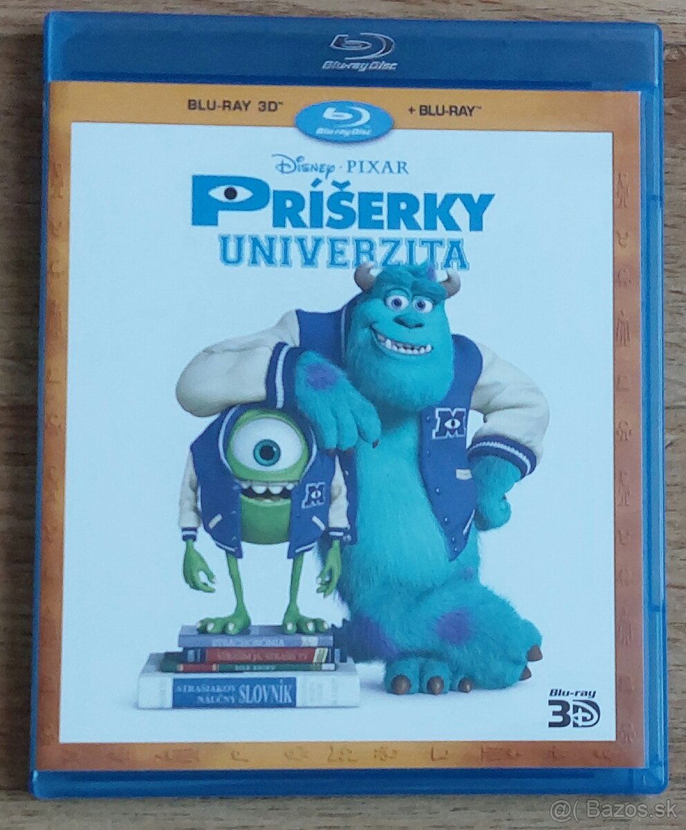 BLU-RAY Príšerky: univerzita 3D +2D