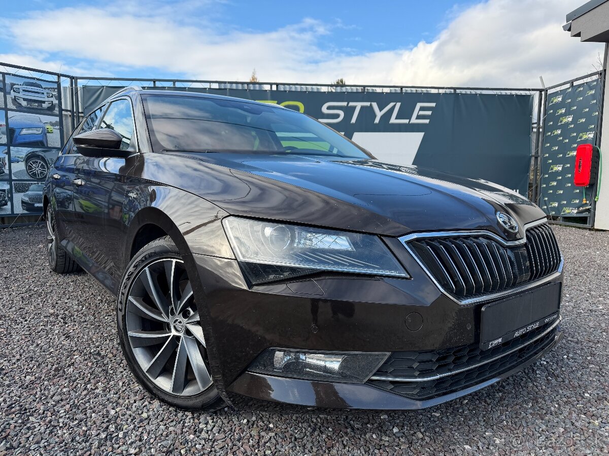 Škoda Superb Combi 2.0 TDI 190 k L&K DSG – full výbava, SR
