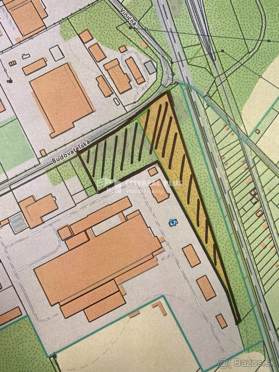 Na predaj pozemky v priemyselnom areály v meste Nové Zámky