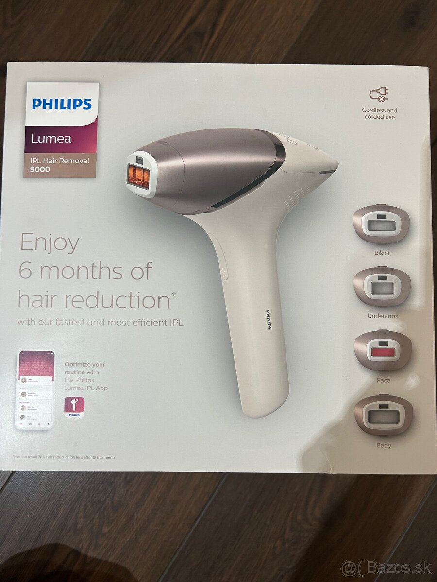 Philips Lumea 9000 laserový epilátor