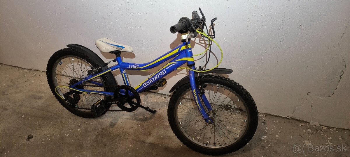 Detský bicykel Harry corky,zelený.