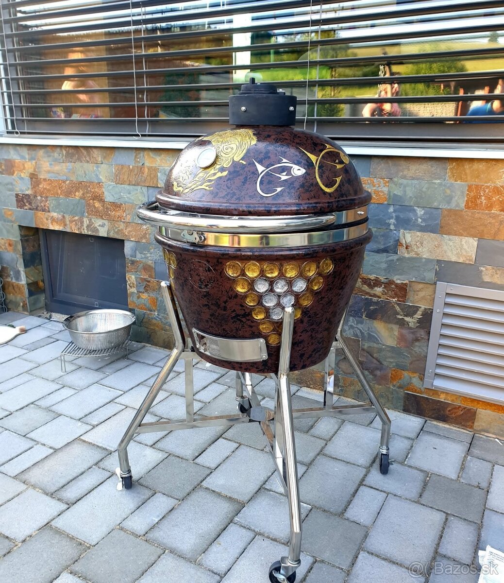 NOVÝ - Keramický grill Mr. Egg - Fish - 18" a 20"