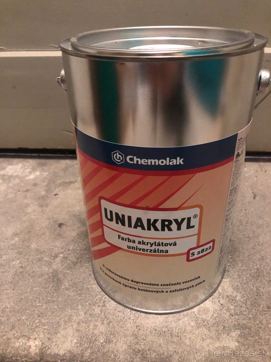 Uniakryl - biela farba , 5kg