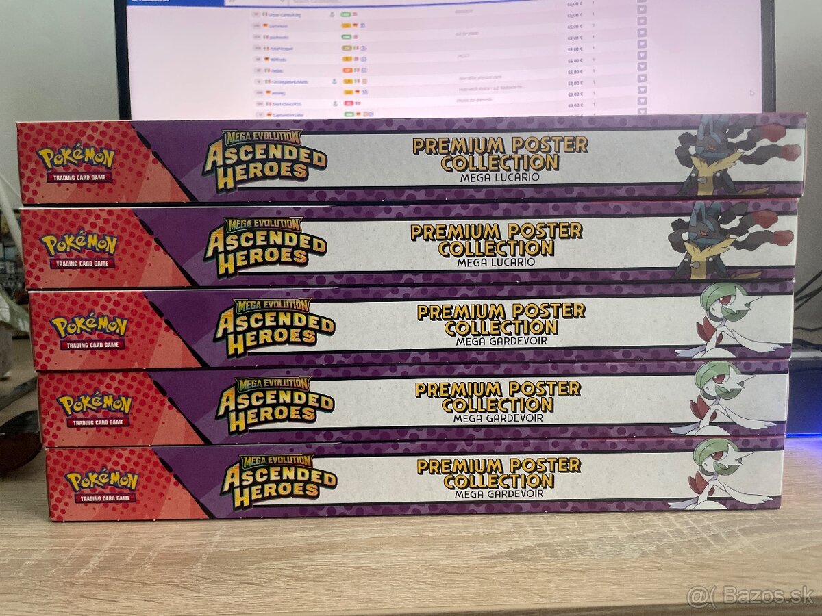Ascended heroes poster collection x 5
