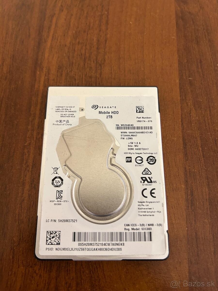2 TB HDD 2,5"