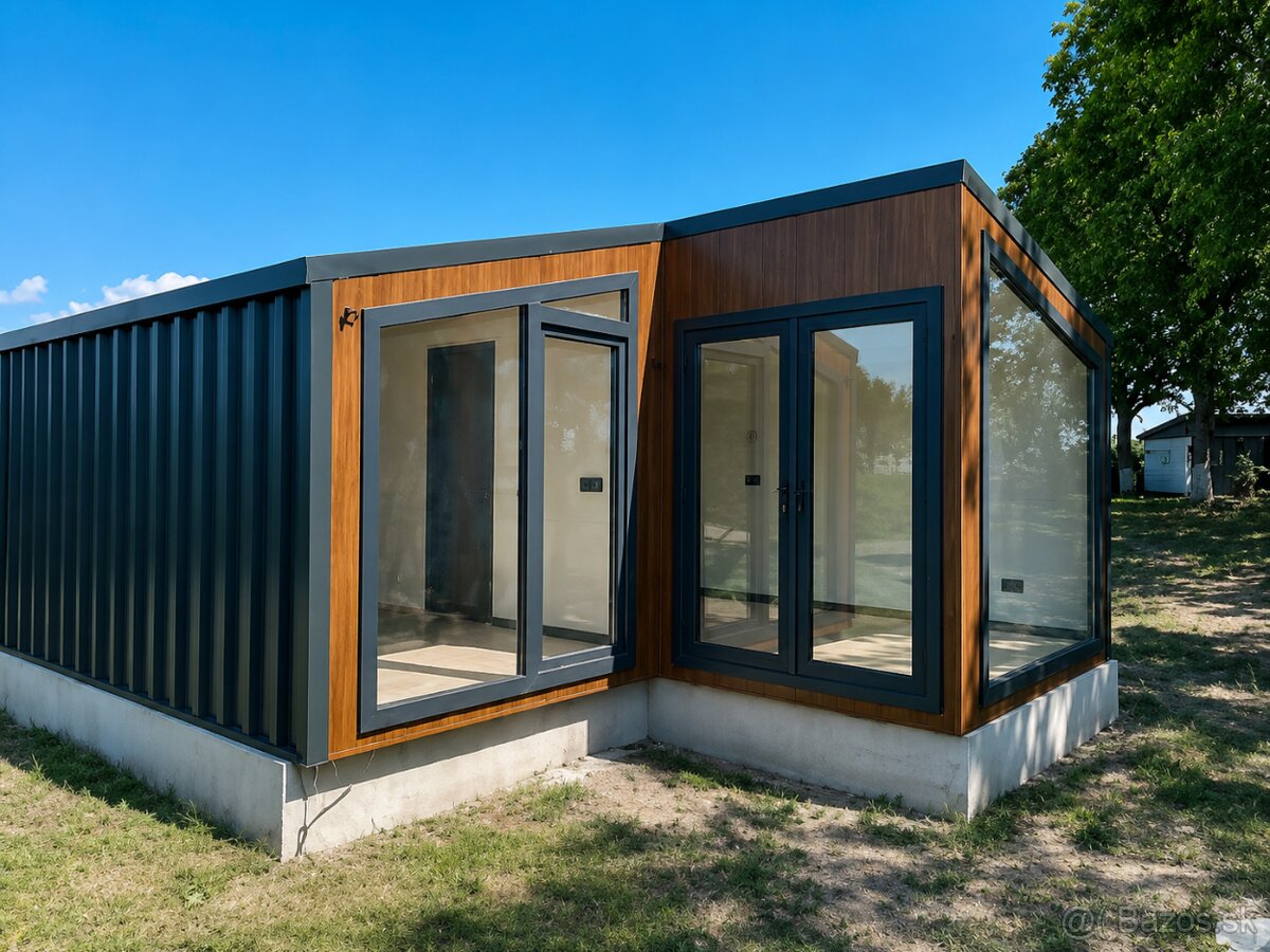 Tiny House A – moderný modulový dom | Celoročné bývanie