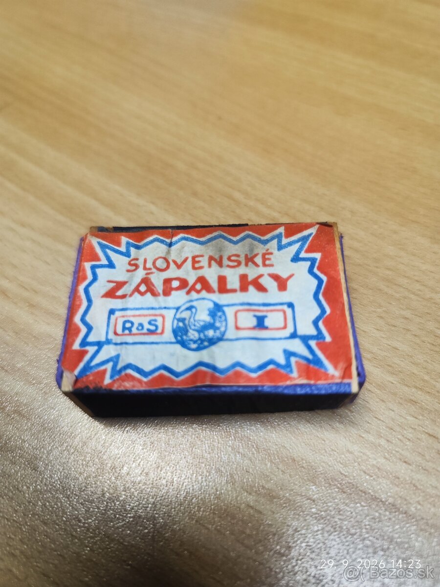 Zápalky s obdobia 1920-1940 rok