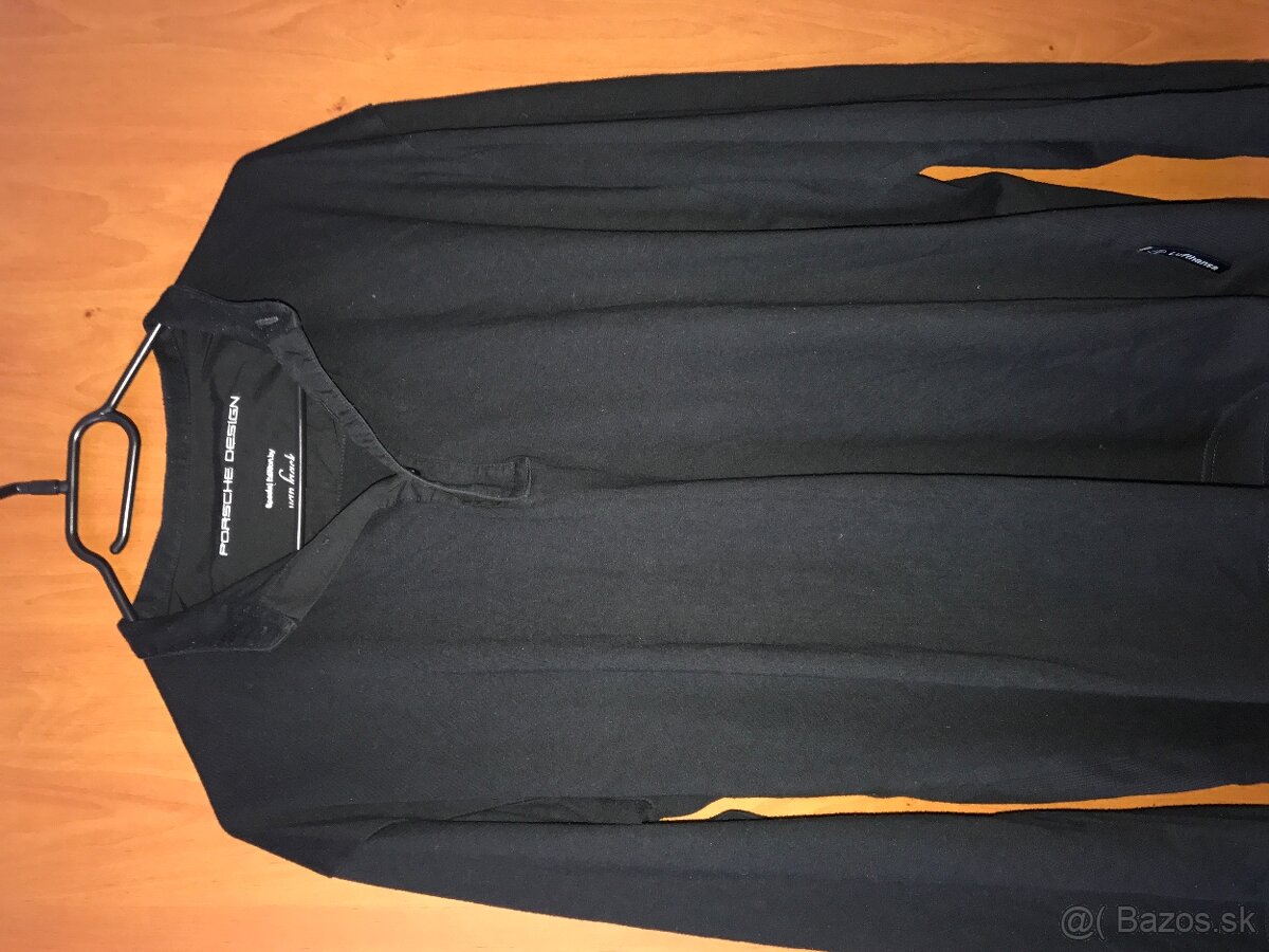 PORSCHE design originál black pánske tricko L