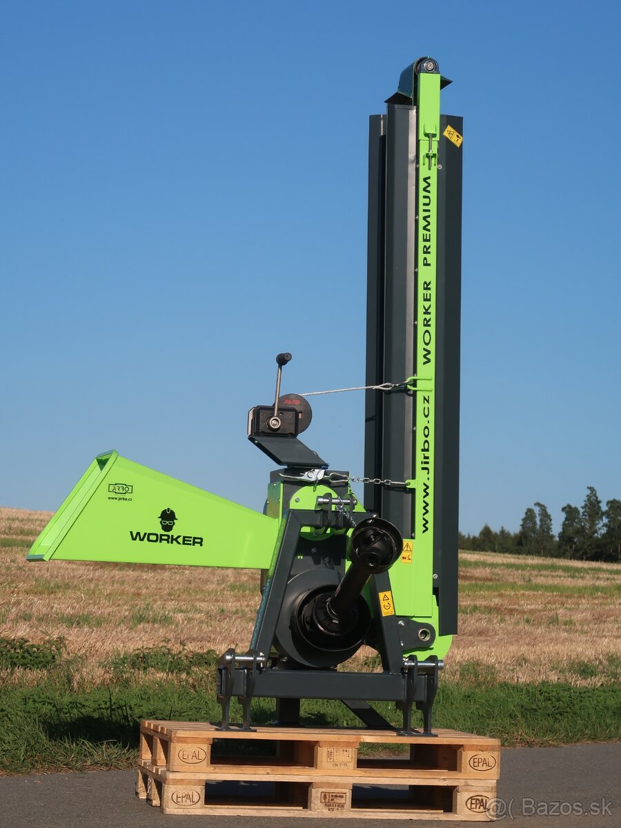 Štiepkovač, drvič konárov, špalíkovač za traktor do 120mm