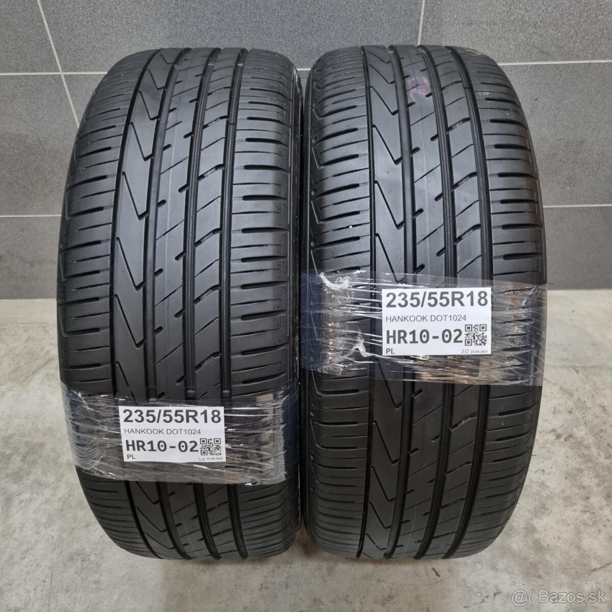 Letné pneumatiky 235/55 R18 HANKOOK DOT1024