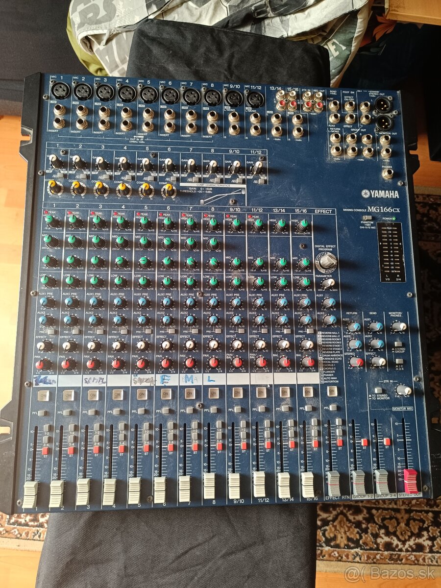 Predám Mixpult Yamaha MG166CX